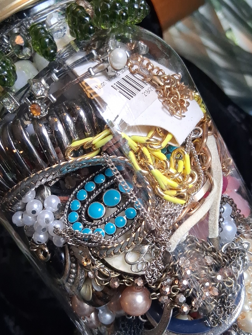 Mystery Jewelry Jar Modern To Vintage. 1 Quart Lots
